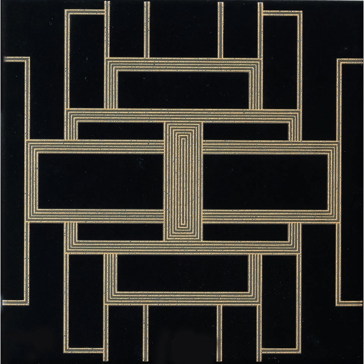 Petracer's Jazz С000568568 JZ 22-20 20_JAZZ OTTONE SU NERO 20X20 wall tile 20x20 cm, Italy, gold and precious metals - photo 1 Petracer's Jazz С000568568 JZ 22-20 20_JAZZ OTTONE SU NERO 20X20 wall tile 20x20 cm, Italy, gold and precious metals - photo 1