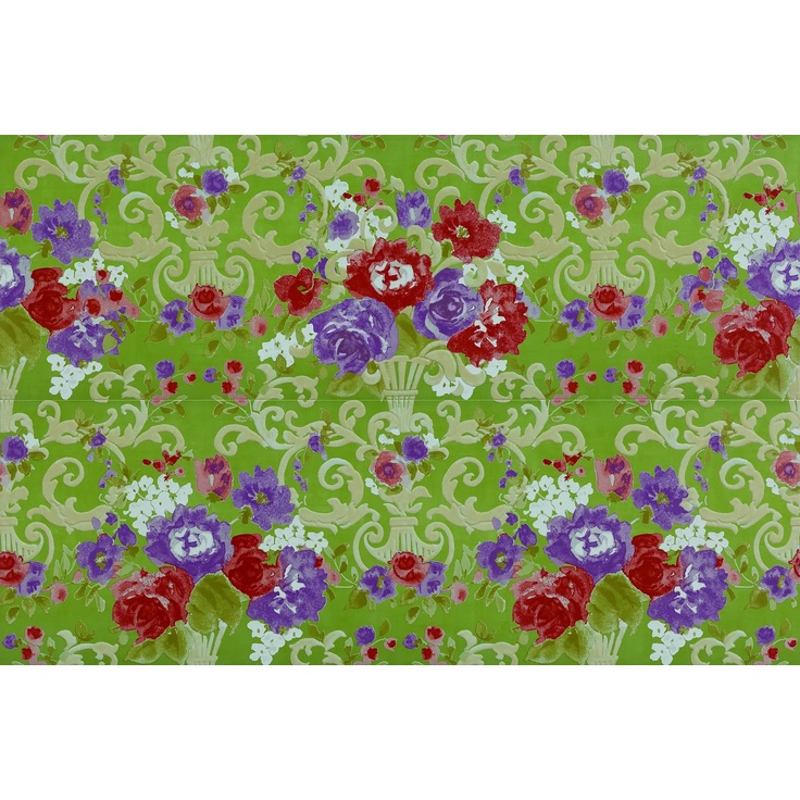 Petracer's Primavera Romana С000258007 PR D VE FIORI_65X97,7FiorituraSuVerde Dekor 65x97,7 cm, Itálie, tkanina - fotografie 1 Petracer's Primavera Romana С000258007 PR D VE FIORI_65X97,7FiorituraSuVerde Dekor 65x97,7 cm, Itálie, tkanina - fotografie 1