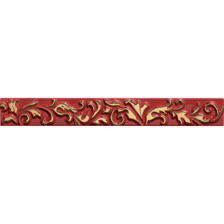 Petracer's Primavera Romana С000258020 PR L RO RICCIOLO_4X32,5ListelloRiccioloRosso Decor 4x32,5 cm, Italy, gold and precious metals - photo 1 Petracer's Primavera Romana С000258020 PR L RO RICCIOLO_4X32,5ListelloRiccioloRosso Decor 4x32,5 cm, Italy, gold and precious metals - photo 1
