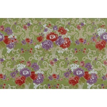 Petracer's Primavera Romana С000258007 PR D VE FIORI_65X97,7FiorituraSuVerde Décor 65x97,7 cm, Italie, pour tissu - photo 1 - photo 1
