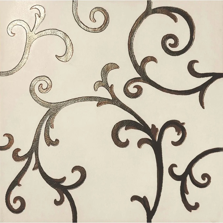 Petracer's Rinascimento С000492506 Rinascimento Avorio Acciaio Rame 60x60 Decor 60x60 cm, Italy - photo 1 Petracer's Rinascimento С000492506 Rinascimento Avorio Acciaio Rame 60x60 Decor 60x60 cm, Italy - photo 1
