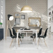 Petracer's Swing 60x60 cm, glazed porcelain stoneware, Italy, gold and precious metals - interior photo 1 - 3 Petracer's Swing 60x60 cm, glazed porcelain stoneware, Italy, gold and precious metals - interior photo 1 - photo 3