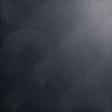 Petracer's Swing С000451442 Black Pavone on matt black 60x60_Pavone nero su fondo nero matt posliinilaatta 60x60 cm, Italia - kuva 1 - kuva 1