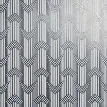 Petracer's Swing С000451448 Sterling silver Geometria on matt white 60x60_Geometria sterling silver su fondo bianco matt posliinilaatta 60x60 cm, Italia, kulta ja jalometallit - kuva 1 - kuva 1