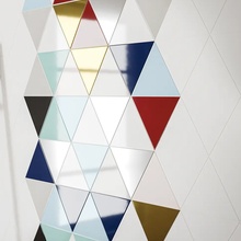 Petracer's Triangolo 17x17 см, keramiek, Italië, goud en edelmetalen - interieurfoto 1 - foto 1