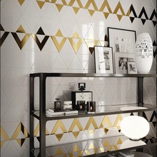 Petracer's Triangolo 17x17 cm, ceramic, Italy, gold and precious metals - interior photo 1 - 3 Petracer's Triangolo 17x17 cm, ceramic, Italy, gold and precious metals - interior photo 1 - photo 3