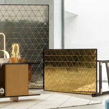 Petracer's Triangolo 17x17 cm, ceramic, Italy, gold and precious metals - interior photo 1 - photo 4
