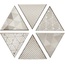 Petracer's Triangolo С000504536 TG D VIBRA 07_TRIANGOLO VIBRAZIONI PLATINO 17X17H15 piastrella da parete 17x17x17 cm, Italia, oro e metalli preziosi - foto 1