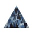 Petracer's Triangolo С000504562 TG D IMP 06_TRIANGOLO IMPRESSIONI AZZURRO vægflise 17x17x17 cm, Italien - foto 1