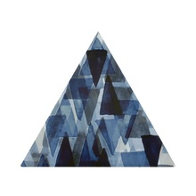Petracer's Triangolo С000504562 TG D IMP 06_TRIANGOLO IMPRESSIONI AZZURRO seinälaatta 17x17x17 cm, Italia - kuva 1 - kuva 1