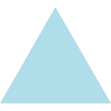 Petracer's Triangolo С000504552 TG F 06_TRIANGOLO FONDO AZZURRO 17X17H15 seinälaatta 17x17x17 cm, Italia, yksivärinen - kuva 1 - kuva 1