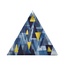 Petracer's Triangolo С000504567 TG D IMP ORO 06_TRIANGOLO IMPRESSIONI ORO SU AZZURRO Dekor 17x17x17 cm, Italien, guld og ædelmetaller - foto 1 Petracer's Triangolo С000504567 TG D IMP ORO 06_TRIANGOLO IMPRESSIONI ORO SU AZZURRO Dekor 17x17x17 cm, Italien, guld og ædelmetaller - foto 1