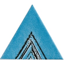 Petracer's Triangolo С000504585 TG D LEI 06_TRIANGOLO LEI AZZURRO 17X17H15 Sisustus 17x17x17 cm, Italia, krakelointi - kuva 1 - kuva 1