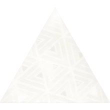Petracer's Triangolo С000504534 TG D VIBRA 04_TRIANGOLO VIBRAZIONI BIANCO LUX 17X17H15 seinälaatta 17x17x17 cm, Italia - kuva 1 - kuva 1