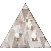 Petracer's Triangolo С000504574 TG D IMP PLA 10_TRIANGOLO IMPRESSIONI PLATINO SU GRIGIO Sisustus 17x17x17 cm, Italia - kuva 1 - kuva 1