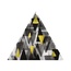 Petracer's Triangolo С000504566 TG D IMP ORO 05_TRIANGOLO IMPRESSIONI ORO SU NERO Dekor 17x17x17 cm, Italien, guld og ædelmetaller - foto 1 Petracer's Triangolo С000504566 TG D IMP ORO 05_TRIANGOLO IMPRESSIONI ORO SU NERO Dekor 17x17x17 cm, Italien, guld og ædelmetaller - foto 1