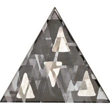 Petracer's Triangolo С000504571 TG D IMP PLA 05_TRIANGOLO IMPRESSIONI PLATINO SU NERO Sisustus 17x17x17 cm, Italia - kuva 1 - kuva 1