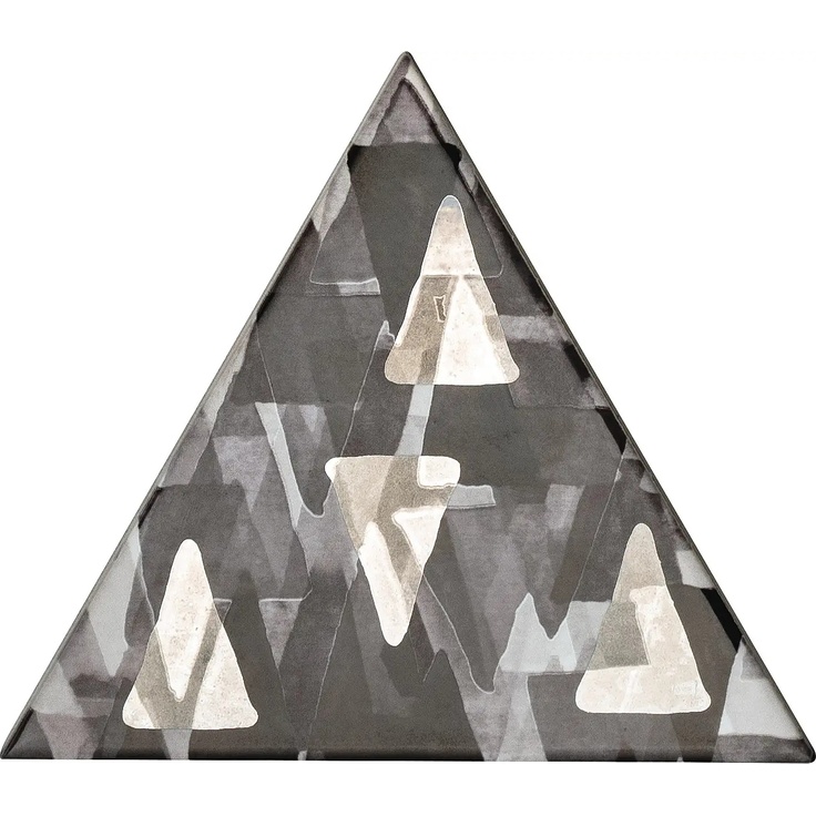 Petracer's Triangolo С000504571 TG D IMP PLA 05_TRIANGOLO IMPRESSIONI PLATINO SU NERO Dekor 17x17x17 cm, Italien - foto 1 Petracer's Triangolo С000504571 TG D IMP PLA 05_TRIANGOLO IMPRESSIONI PLATINO SU NERO Dekor 17x17x17 cm, Italien - foto 1