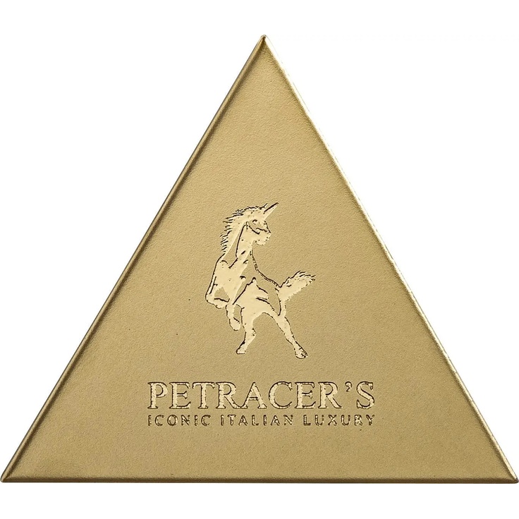 Petracer's Triangolo С000504558 TG D LOGO 03 MATT_TRIANGOLO LOGO SU ORO MATT 17X17H15 Dekor 17x17x17 cm, Italien, guld og ædelmetaller - foto 1 Petracer's Triangolo С000504558 TG D LOGO 03 MATT_TRIANGOLO LOGO SU ORO MATT 17X17H15 Dekor 17x17x17 cm, Italien, guld og ædelmetaller - foto 1