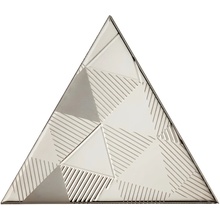 Petracer's Triangolo С000504536 TG D VIBRA 07_TRIANGOLO VIBRAZIONI PLATINO 17X17H15 seinälaatta 17x17x17 cm, Italia, kulta ja jalometallit - kuva 1 - kuva 1