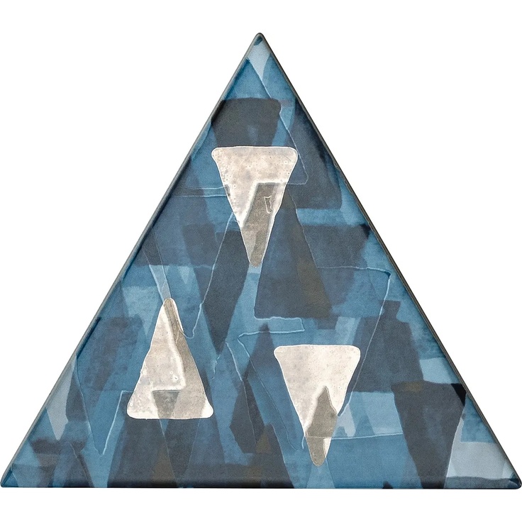 Petracer's Triangolo С000504572 TG D IMP PLA 06_TRIANGOLO IMPRESSIONI PLATINO SU AZZURRO Dekor 17x17x17 cm, Italien - Foto 1 Petracer's Triangolo С000504572 TG D IMP PLA 06_TRIANGOLO IMPRESSIONI PLATINO SU AZZURRO Dekor 17x17x17 cm, Italien - Foto 1