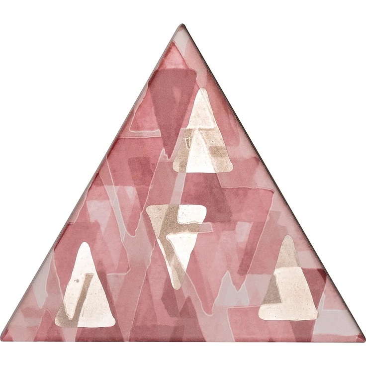 Petracer's Triangolo С000504575 TG D IMP PLA 13_TRIANGOLO IMPRESSIONI PLATINO SU ROSA Dekor 17x17x17 cm, Italien - foto 1 Petracer's Triangolo С000504575 TG D IMP PLA 13_TRIANGOLO IMPRESSIONI PLATINO SU ROSA Dekor 17x17x17 cm, Italien - foto 1