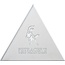 Petracer's Triangolo С000504560 TG D LOGO 07 MATT_TRIANGOLO LOGO SU PLATINO MATT 17X17H15 Dekor 17x17x17 cm, Italien, gold und edelmetalle - Foto 1