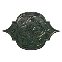 Petracer's Unico PG UT M SMERALDO3 Tozzetto Metal Smeraldo 3 Dekor 29x45 cm, Italia, metall-look - foto 1 - foto 1