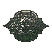 Petracer's Unico PG UT M SMERALDO1 Tozzetto Metal Smeraldo 1 Dekor 29x45 cm, Italia, metall-look - foto 1 - foto 1