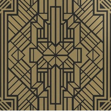 Petracer`s Swing Labirinto Ottone Su Nero Matt porcelain tile 60x60 cm, Italy, granite look - photo 1 - photo 1