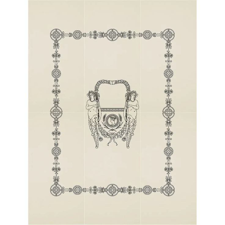 Petracer's Ad Personam Tr Blason 05 BLASON NERO Panel 150x200 cm, Italy, fabric - photo 1 Petracer's Ad Personam Tr Blason 05 BLASON NERO Panel 150x200 cm, Italy, fabric - photo 1
