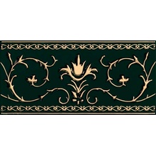 Petracer`s Grand Elegance Gold Narciso A Su Verde Decoratie 10x20 cm, Italië, granite look - foto 1 - foto 1