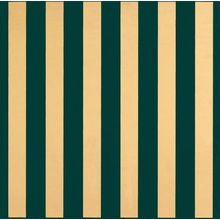 Petracer`s Grand Elegance Gold Riga Grande Oro Su Verde Decoratie 20x20 cm, Italië - foto 1 - foto 1