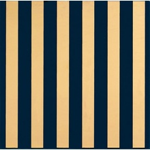 Petracer`s Grand Elegance Gold Riga Grande Oro Su Blu Decoratie 20x20 cm, Italië - foto 1 - foto 1