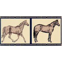 Petracer`s Grand Elegance Horses Su Crema Decoratie 10x20 cm, Italië - foto 1 - foto 1
