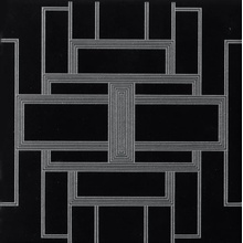 Petracer`s Jazz Silver Su Fondo Nero Decor 20x20 cm, Italy, granite look - photo 1 - photo 1
