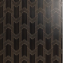 Petracer`s Swing Geometria Ottone Su Nero Matt Decor 60x60 cm, Italy, granite look - photo 1 - photo 1