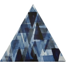 Petracer's Triangolo Impressioni Azzurro Dekor 17x17 cm, Italien, granite look - foto 1 - foto 1