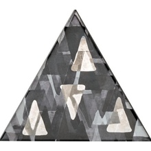 Petracer's Triangolo Impressioni Platino Su Nero Dekor 17x17 cm, Italien, granite look - foto 1 - foto 1