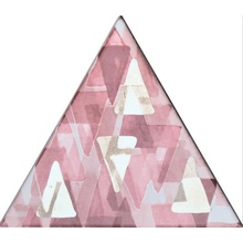 Petracer's Triangolo Impressioni Platino Su Rosa Dekor 17x17 cm, Italien, granite look - foto 1 - foto 1