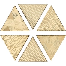 Petracer's Triangolo Vibrazioni Oro Dekor 17x17 cm, Italien, granite look - foto 1 - foto 1