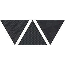 Petracer's Triangolo Vibrazioni Nero Matt Dekor 17x17 cm, Italien, granite look - foto 1 - foto 1