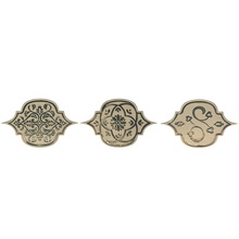 Petracer's Unico Tozzetto Metal Mirra innsats 29x45 cm, Italia, metall-look - foto 1 - foto 1