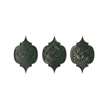 Petracer's Unico Tozzetto Metal Smeraldo innsats 29x45 cm, Italia, metall-look - foto 1 - foto 1