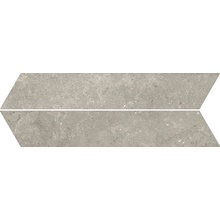 Piemme Limestone С000596451 05552_LimestoneChevronEnglishGreyNat/Ret10X53 porcelanato 10x53 cm, Italia, caliza - foto 1 - foto 1