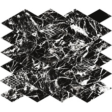 Piemme Majestic С000492632 02621_MajesticNetGl.BlackLev Mosaic 31x35 cm, Italy, other types of marble - photo 1 - photo 1