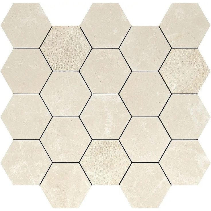Piemme Majestic С000492676 02676_HexagonPreciousGemLev Mozaikk 34x36 cm, Italia, andre marmortyper - foto 1 Piemme Majestic С000492676 02676_HexagonPreciousGemLev Mozaikk 34x36 cm, Italia, andre marmortyper - foto 1