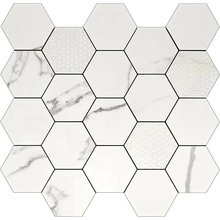 Piemme Majestic С000492666 02660_HexagonQueenSTiaraLev Mosaic 34x36 cm, Italy, other types of marble - photo 1 - photo 1