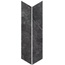 Piemme Uniquestone С000490046 01796_UniqueNiteChevronN/R grès cérame 10x53 cm, Italie, autres types de pierre - photo 1