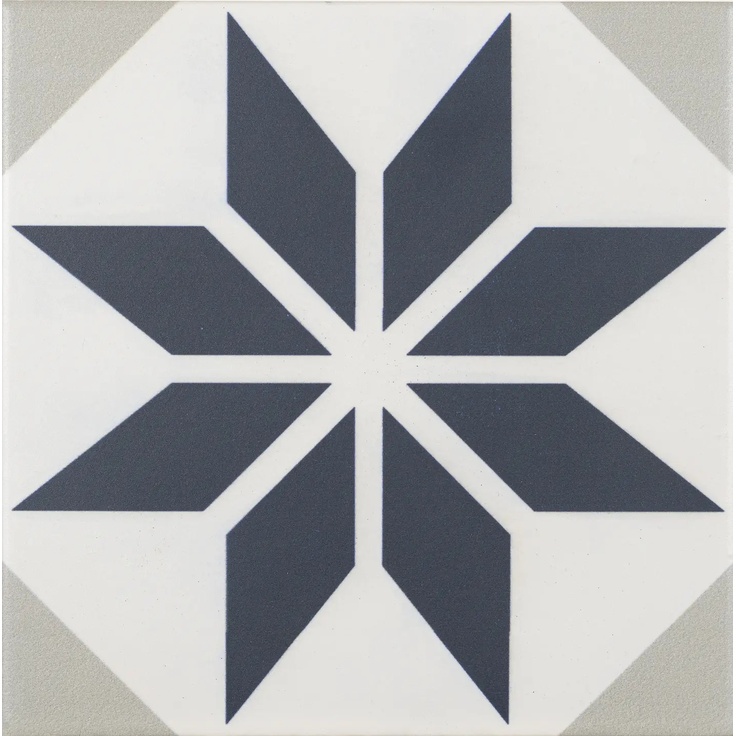 Pissano Hydraulic Collection С000543021 0000000203_FONTENAY BLUE 15X15 porcelain tile 15x15 cm, Spain, hydraulic - photo 1 Pissano Hydraulic Collection С000543021 0000000203_FONTENAY BLUE 15X15 porcelain tile 15x15 cm, Spain, hydraulic - photo 1